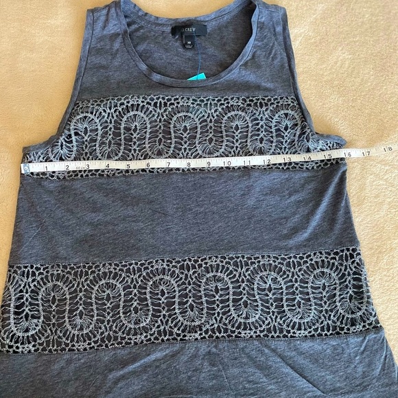J. Crew Sleeveless Lace Top - Size XS - Picture 7 of 12